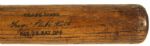 1922 Babe Ruth New York Yankees Sidewritten H&B Louisville Slugger 35 Store Model Bat
