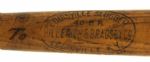 1922 Babe Ruth New York Yankees Sidewritten H&B Louisville Slugger 35 Store Model Bat