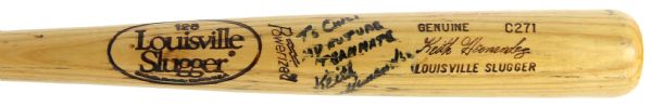 1986-89 Keith Hernandez New York Mets Signed Louisville Slugger Professional Model Game Used Bat (MEARS LOA/JSA)