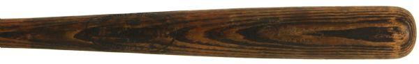 1922-27 Pat McNulty Cleveland Indians H&B Louisville Slugger Professional Model Game Used Bat (MEARS LOA) Sidewritten