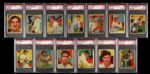 1934-36 National Chicle Diamond Stars Set Run 76 of 108 Cards All PSA Graded Includes 19 Hall of Famers Grove Hornsby Ruffing Medwick