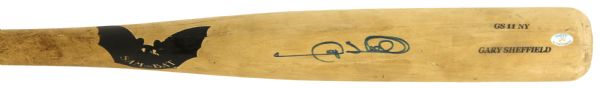 2004-05 Gary Sheffield New York Yankees Signed SamBat Professional Model Game Used Bat (MEARS LOA/JSA)