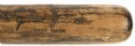 1921-29 Jimmie Zinn Pittsburgh Pirates/Cleveland Indians H&B Louisville Slugger Professional Model Game Used Bat (MEARS LOA) Sidewritten