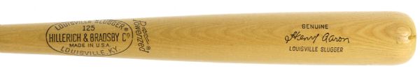 1973-75 Hank Aaron Atlanta Braves H&B Louisville Slugger 34" Store Model Bat