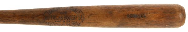 1928 Mike Konnick Minor Leagues H&B Louisville Slugger Professional Model Game Used Bat (MEARS LOA) Sidewritten "8-1-28"