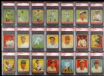 1933 Goudey Partial Set 207 of 240 (86 percent complete) All PSA Graded Babe Ruth (3) Gehrig Foxx 