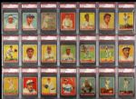 1933 Goudey Partial Set 207 of 240 (86 percent complete) All PSA Graded Babe Ruth (3) Gehrig Foxx 