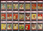 1933 Goudey Partial Set 207 of 240 (86 percent complete) All PSA Graded Babe Ruth (3) Gehrig Foxx 