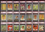 1933 Goudey Partial Set 207 of 240 (86 percent complete) All PSA Graded Babe Ruth (3) Gehrig Foxx 