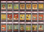 1933 Goudey Lot of 170 Cards All PSA Graded Dickey Waner Cronin Faber Jones