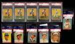 1933 Goudey Lot of 170 Cards All PSA Graded Dickey Waner Cronin Faber Jones