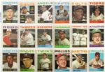 1964 Topps Baseball Complete Set Mantle Mays Rose Aaron Clemente Banks Berra Koufax (587/587)