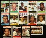 1964 Topps Baseball Complete Set Mantle Mays Rose Aaron Clemente Banks Berra Koufax (587/587)