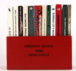 1994 American League Media Guide Collection - Lot of 13 with Storage Case