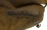 1950's circa Charlie Gehringer Detroit Tigers Signed Spalding Fielder's Mitt HOF (JSA)
