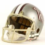 1985 West Texas State Buffaloes Game Worn Football Helmet (MEARS LOA)