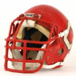 1986-87 Cornell Big Red #99 Game Worn Football Helmet (MEARS LOA)