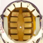 1988 Evansville Purple Aces Game Worn Football Helmet (MEARS LOA)