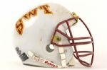 1984-89 Southwest Texas Bobcats Game Worn Football Helmet (MEARS LOA)