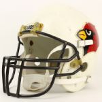1987 Ball State Cardinals #2 Game Worn Football Helmet (MEARS LOA)