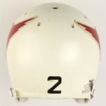 1987 Ball State Cardinals #2 Game Worn Football Helmet (MEARS LOA)