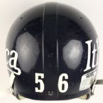 1985 Ithaca Bombers #56 Game Worn Football Helmet (MEARS LOA)