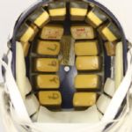 1985 Ithaca Bombers #56 Game Worn Football Helmet (MEARS LOA)