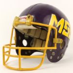 1988 Mankato State Mavericks Game Worn Football Helmet (MEARS LOA)