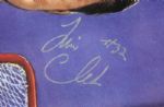 1990's Tim Cheveldae Detroit Red Wings Singed 14 x 17 Framed Lithograph 462/750 (JSA)