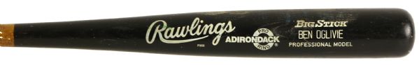 1987-89 Ben Oglivie Japan/Minors/Senior League Rawlings Professional Model Game Used Bat (MEARS LOA)