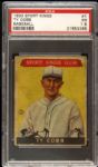 1933 Goudey Sport Kings Ty Cobb Detroit Tigers (PSA P+ 1.5)