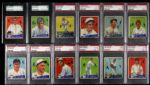 1934 Goudey Set Run 67 of 96 cards (70 Percent Complete) All PSA and SCG Graded - Includes Foxx Dean Grove Appling Terry Lombardi