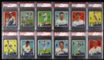 1934 Goudey Set Run 67 of 96 cards (70 Percent Complete) All PSA and SCG Graded - Includes Foxx Dean Grove Appling Terry Lombardi