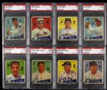 1934 Goudey Set Run 67 of 96 cards (70 Percent Complete) All PSA and SCG Graded - Includes Foxx Dean Grove Appling Terry Lombardi