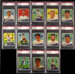 1934 Goudey Set Run 67 of 96 cards (70 Percent Complete) All PSA and SCG Graded - Includes Foxx Dean Grove Appling Terry Lombardi