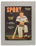 1953 Sport Magazine w/ Mickey Mantle Signed Cover New York Yankees (JSA)