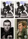1940's-1980's Signed Football Hall of Fame lot Madden Griese Largent Fouts Jones Sayers - Lot of 27