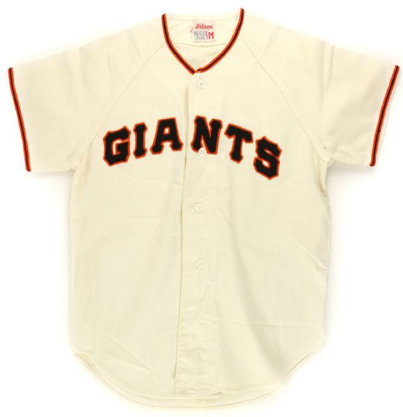 1967-73 San Francisco Giants #1/4 Batboy Home Jersey (MEARS LOA)