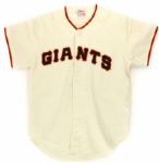 1967-73 San Francisco Giants #1/4 Batboy Home Jersey (MEARS LOA)