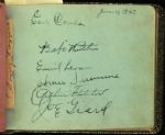 1927 P.S. 53 Student Autograph Book Signed by 18 Members of the New York Yankees w/ Ruth Gehrig Giard (JSA) High Grade