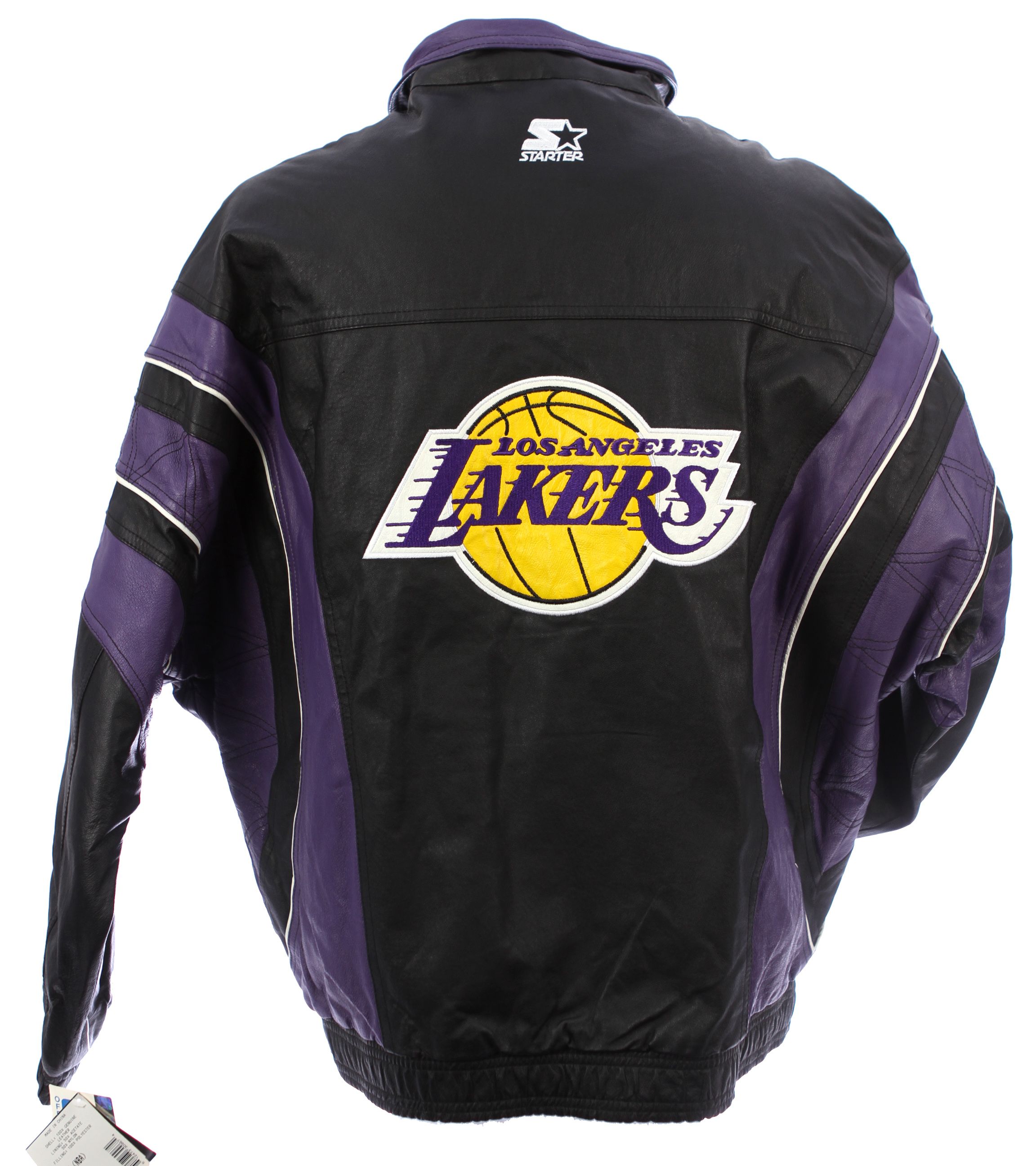 Lot Detail - 2000's Los Angeles Lakers Leather Starter Jacket