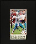 1983-2011 Dan Marino Chad Henne Miami Dolphins Signed Matted 8" x 10" Lot of Two(JSA)