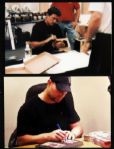 1983-2011 Dan Marino Chad Henne Miami Dolphins Signed Matted 8 x 10 Lot of Two(JSA)