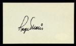 1960-66 Roger Maris New York Yankees Signed Index Card (JSA Full Letter)