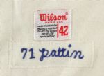 1971 Marty Pattin Milwaukee Brewers Game Worn Home Jersey (MEARS A10)