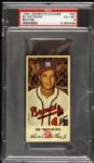 1954 Eddie Mathews Johnston Cookies Baseball Card (PSA 6 EX-MT)