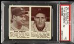 1941 Double Play Hank Greenberg Buck Newsom Detroit Tigers Card (PSA NM 7)