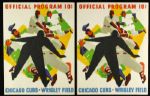 1962-65 Chicago Cubs Scorecard Collection - Lot of Eight