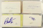 1970's-2000's Baseball Autograph Index Card Photos - Lot of 283 