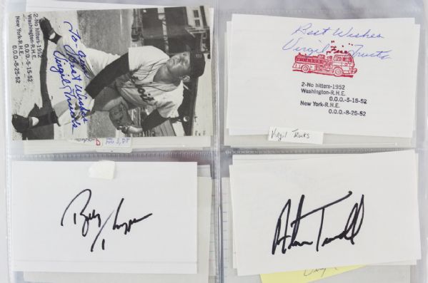 1960s-1990s Baseball Index Card and Cards - Lot of 327